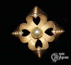 Брошь "Четырёхлистник" (Benedikt N.Y)